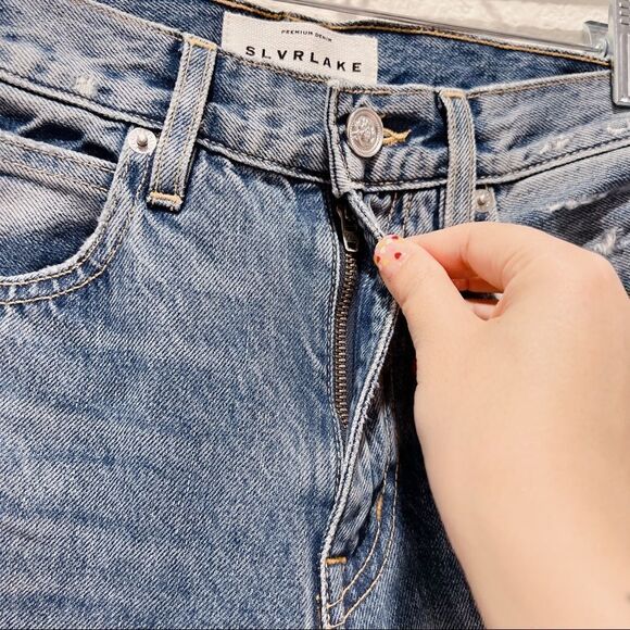 SLVRLAKE Roxy Jeans After the Storm Size 25” - Picture 6 of 8